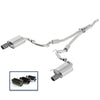 fits Ford Racing M-5200-M4SFA 18+ Mustang 2.3L EcoBoost Cat-Back Sport Exhaust System w/Carbon Fiber Tips