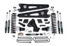 Zone Offroad ZONF64N 20-21 fits Ford F-250/F-350 6in Suspension Lift System- Nit