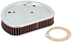 K&N Engineering HD-1611 K&N Replacement Air Filter 7.125in L x 5.688in W x 1.625in H for Harley Davidson