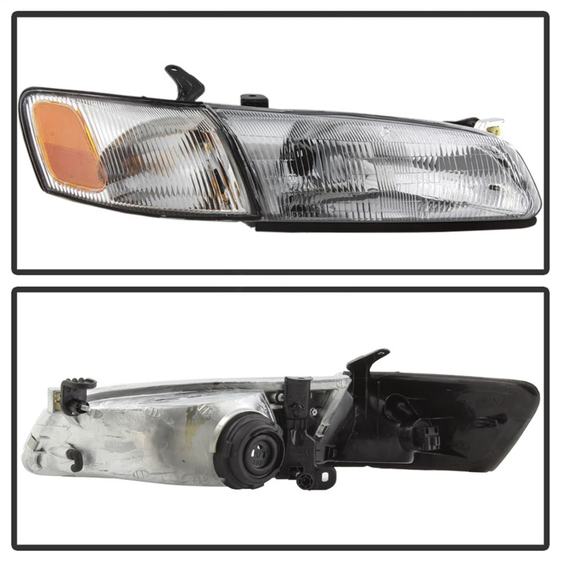 xTune 9042843 97-99 fits Toyota Camry 4pc OEM Style Headlights w/Corner Lights