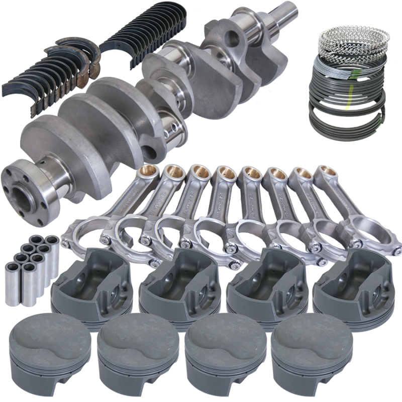 Eagle 64006030 fits Ford 289/302 3.250in Crank 5.400in I-Beam Rods -6cc Flat Top 4.030in Pistons Rotating Assembly