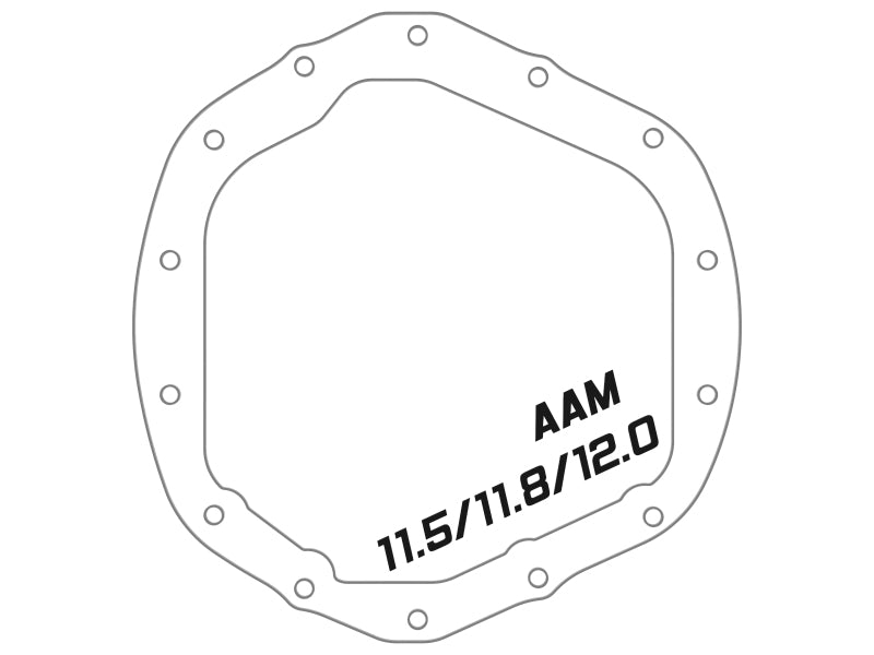 aFe 46-7702AB Power Front/Rear Diff Cover Kit w/ Oil 19-25 fits Dodge L6 Trucks (AAM 9.25-12 & AAM 11.5/12-14)