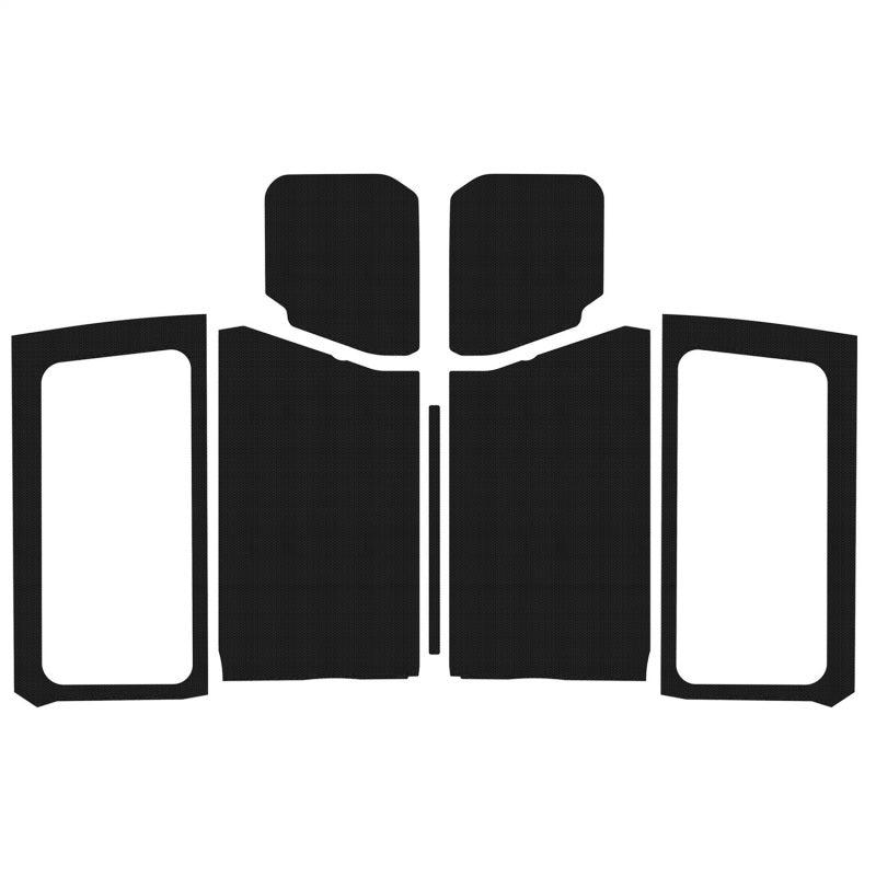DEI 50280 fits Jeep Wrangler JL 2-Door Boom Mat Complete Headliner Kit-7 Pc-Blk