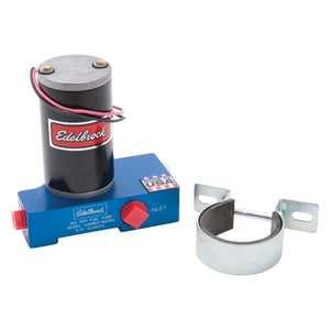 Edelbrock 182062 Fuel Pump Electric Quiet-Flo Carbureted 160GPH 1/2In In 1/2In Out 160 GPH Blue