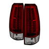 Spyder 5032478 fits Chevy 07-13 Avalanche LED Tail Lights Red Clear ALT-YD-CAV0