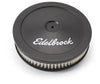 Edelbrock 1203 Air Cleaner Pro-Flo Series Round Steel Top Paper Element 10In Dia X 3 5In Black