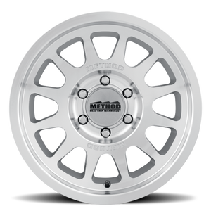 Method MR703 Bead Grip 20x9 0mm Offset 6x135 87mm CB - Machined Clear Coat