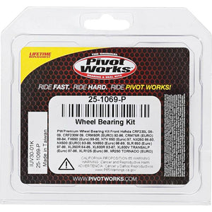 Pivot World 25-1069-P fits Honda, KTM Wheel Bearing Kit Premium Bearings