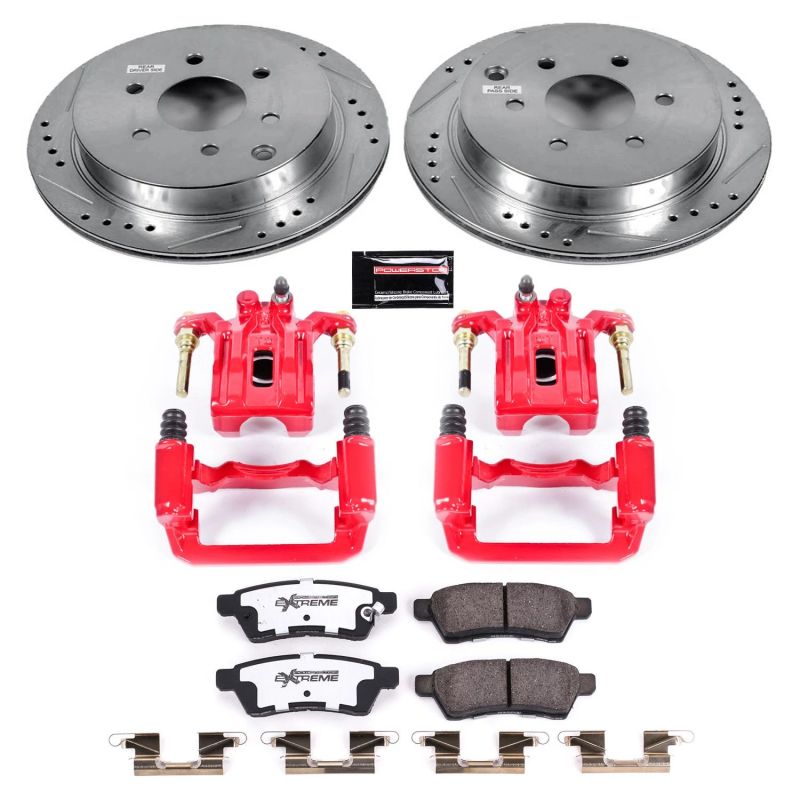 PowerStop KC4621 fits Nissan Frontier Rear Z36 Truck & Tow Brake Kit w/Calipers