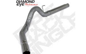 Diamond Eye Performance K4382S-SS Diamond Eye 18-19 fits Ford 3.0L Powerstroke F150 - 4in 409SS DPF Back Exhaust Kit w/ Tip 4512BRA-DE