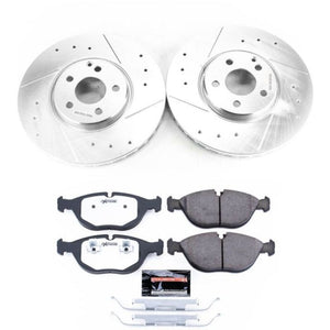 PowerStop K7769 26 04 fits Mercedes-Benz E500 Front Z26 Street Warrior Brake Kit