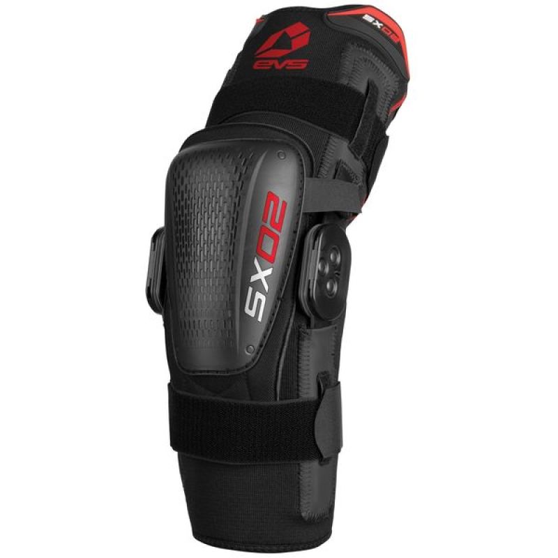 EVS SX02-20K-L SX02 Knee Brace Black - Large