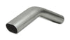 Vibrant 13200 3in Oval T304 SS 45 deg VERTICAL Mandrel Bend 6inx6in leg lengths