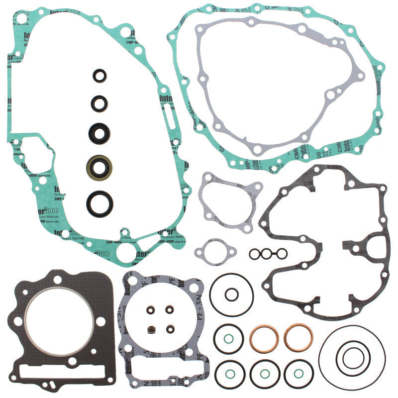 QuadBoss 564014 fits Honda TRX400EX FourTrax Complete Gasket Set w/ Oil Seal