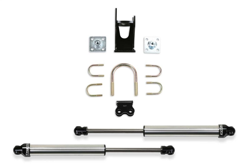 Fabtech FTS220512 fits Ford 05-21 F250/350 4WD Dual Steering Stabilizer System (Opposing Style) w/DL 2.25 Shocks