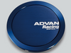 Advan V2080 73mm Full Flat Centercap - Blue Anodized