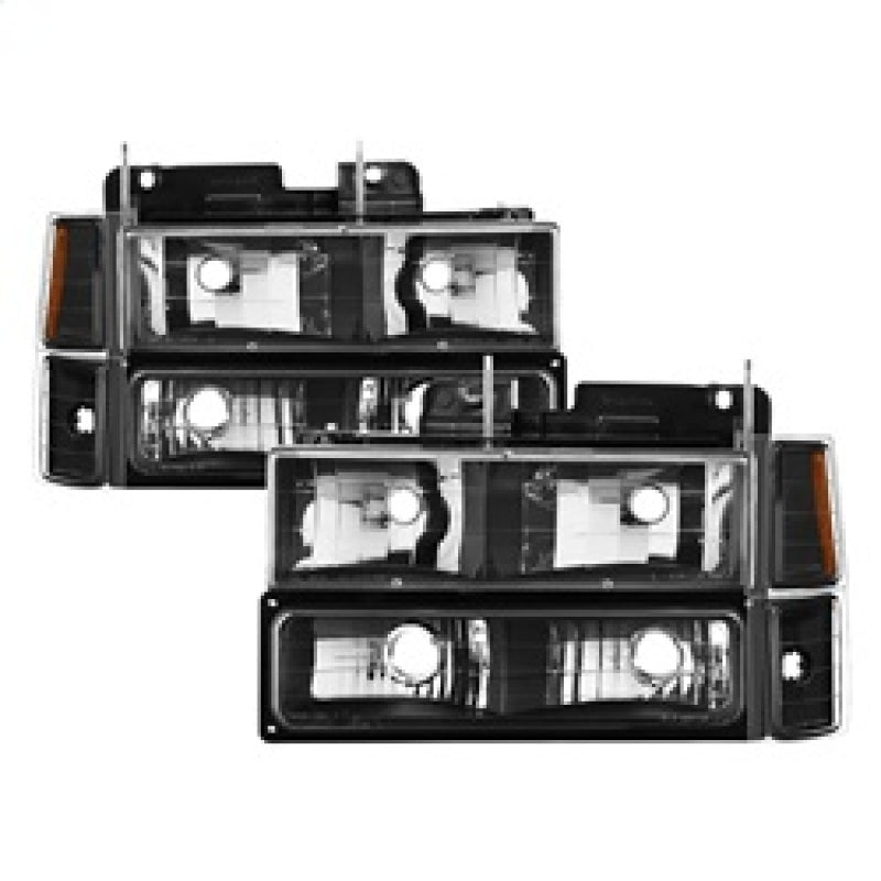 5072221 Xtune fits Chevy 94-98 Suburban Headlights w/ Corner & Parking Lights