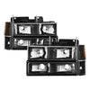5072221 Xtune fits Chevy 94-98 Suburban Headlights w/ Corner & Parking Lights