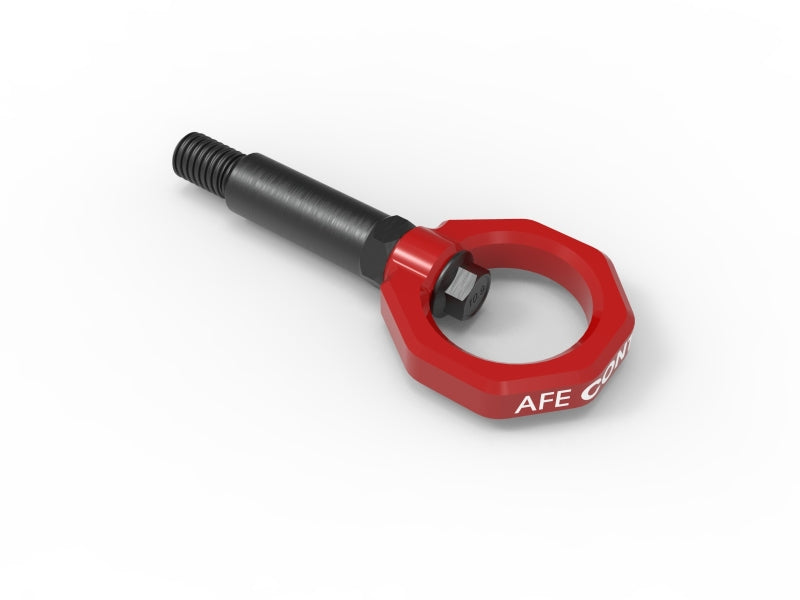 AFE 450-721001-R Control Front Tow Hook Red 20-21 fits Toyota GR Supra (A90)