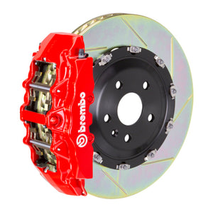 Brembo 1G2.9019A2 Brembo 01-06 LS430 Front GT BBK 8 Piston Cast 380x34 2pc Rotor Slotted Type-1-Red