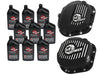 aFe 46-7704AB Power Front/Rear Diff Cover Kit w/ Oil 17-22 fits Ford Diesel V8 (Dana Super 60 & Sterling 10.5-12)