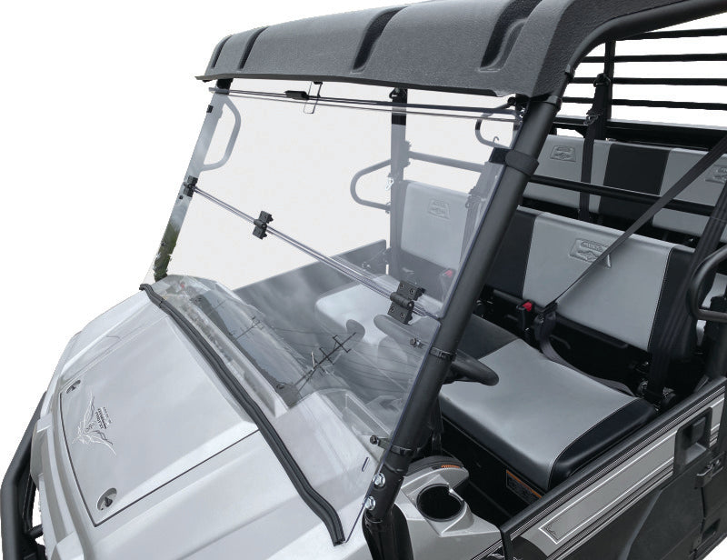 QuadBoss 375787 fits Kawasaki KAF820 Mule Pro-DX Windbreak Folding Windshield