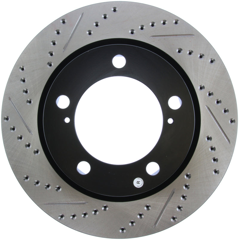 Stoptech 127.44162R Slotted & Drilled Sport Brake Rotor