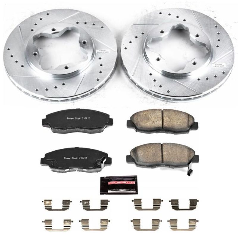 PowerStop K697 1997 fits Acura CL Front Z23 Evolution Sport Brake Kit