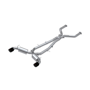 MBRP S44043CF fits Infiniti Q60 3.0L RWD/AWD Cat Back Dual Rear w/ Carbon Tips