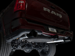 AWE 25+ RAM 1500 3.0TT 0FG Catback Touring Exhaust - Diamond Black Tips