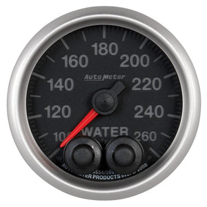 AutoMeter 5654-05702 Autometer Elite Nascar 2-1/16in 100-260 Deg. F Water Temp. w/ Peak and Warn Gauge w/ Pro-Control