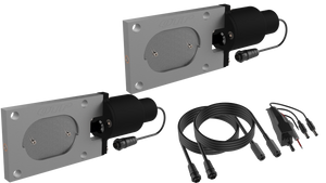 QTP QTEC66 Bolt-On QTEC Dual Low Profile Oval Electric Cutout Valves - Pair
