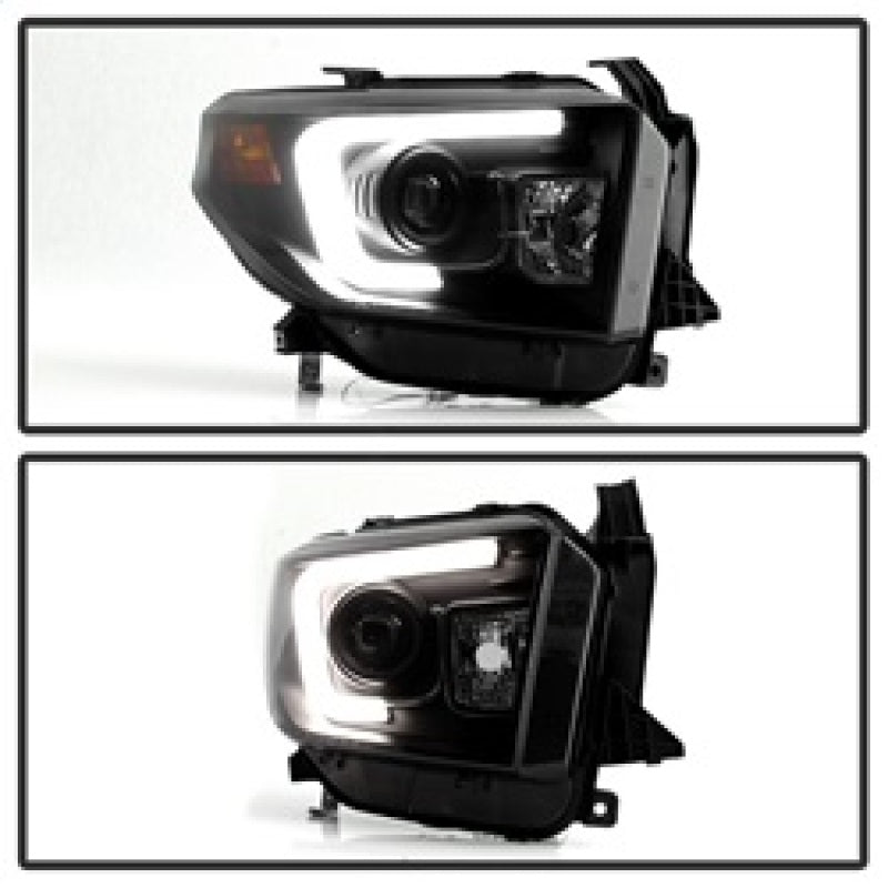 Spyder 5080165 fits Toyota 14-20 Tundra 2016 Projector Headlights Light Bar DRL