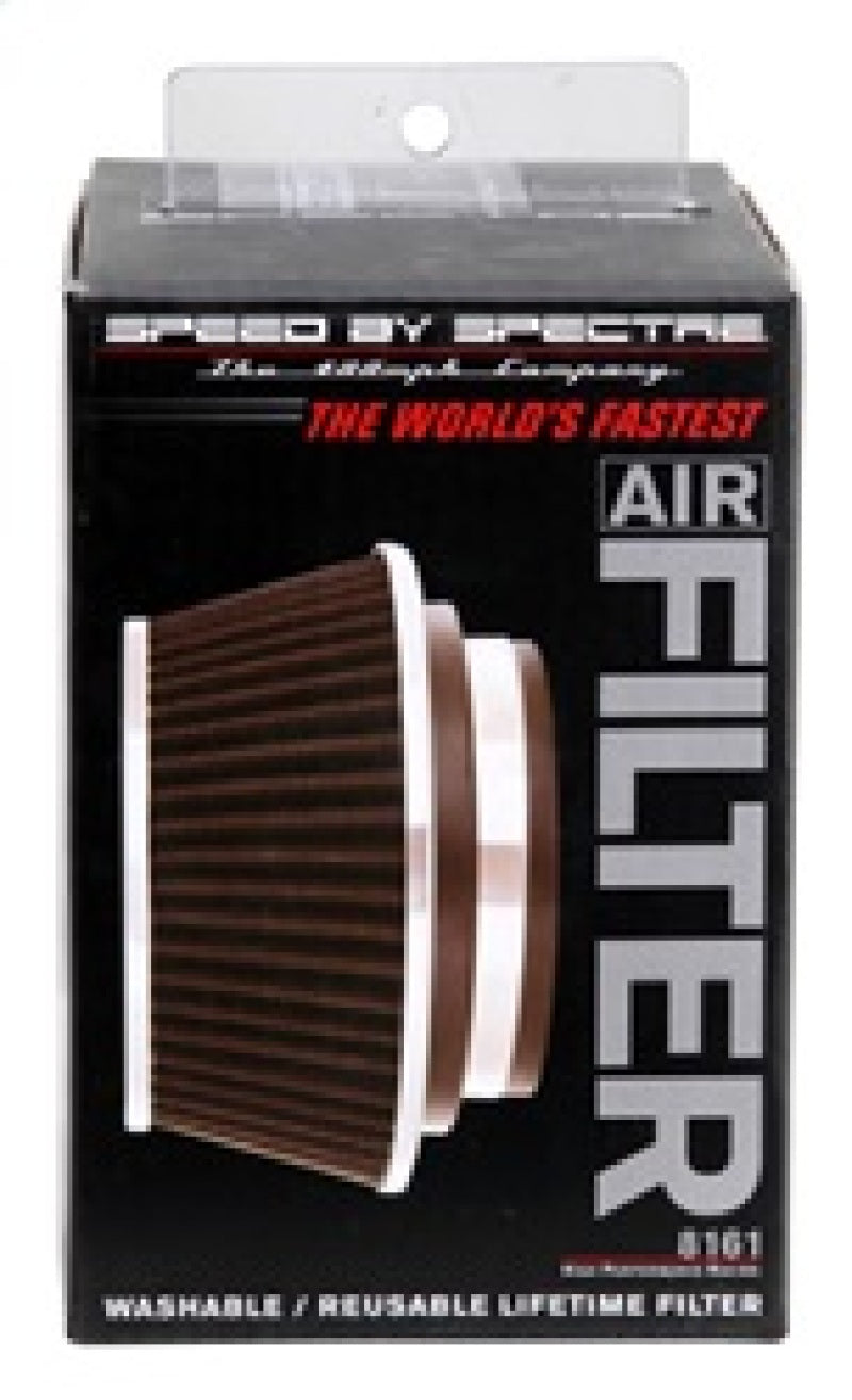 Spectre 8161 Adjustable Conical Air Filter 2-1/2in. Tall (Fits 3in. / 3-1/2in. / 4in. Tubes) - Blk