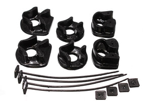 Energy Suspension 16.1109G 90-93 fits Acura Integra Black Motor Mount Inserts (2 Torque Mount Positions)