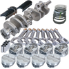 Eagle 64223060 fits Ford 289/302 3.400in Crank 5.400in I-Beam Rod -11cc Flat Top 4.060in Pistons Rotating Assembly