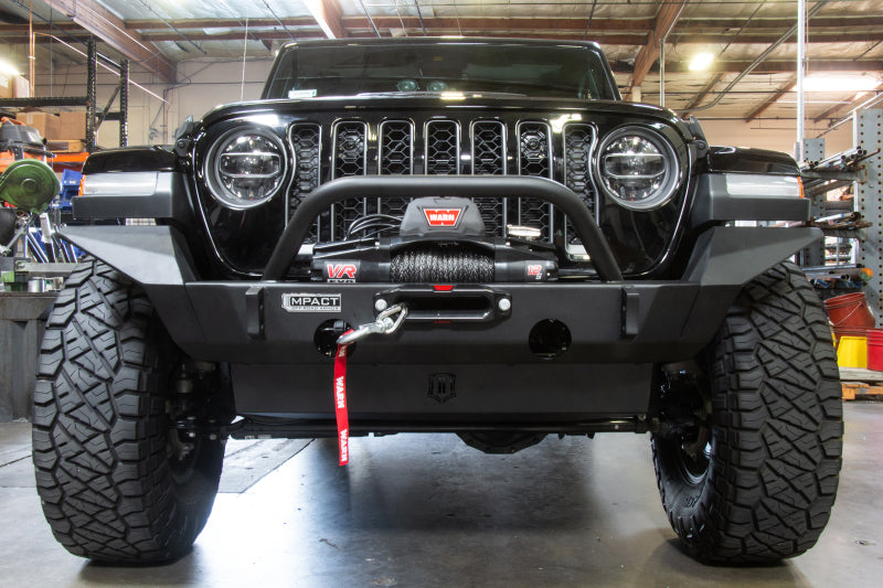 ICON 25153 2018+ fits Jeep Wrangler JL / 2020+ JT Front Impact Bumper Full Width Wings