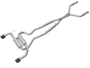 AFE 49-36136-C fits Infiniti Q50 (V37) V6 3.7L Takeda 2-1/2in SS Cat-Back Exhau