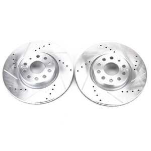 PowerStop fits Audi 06-13 A3 Front Evolution Drilled & Slotted Rotors - Pair