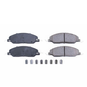 PowerStop 17 fits Ford Mustang Front Z17 Evolution Ceramic Brake Pads w/Hardware