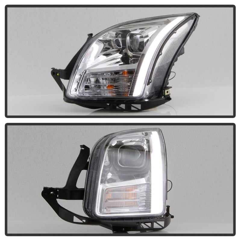 xTune 9042126 06-09 fits Ford Fusion Light Bar DRL Projector Headlights - Chrom
