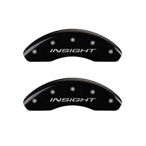 MGP 20003FINSBK Front set 2 Caliper Covers Engraved Front Insight Black finish s