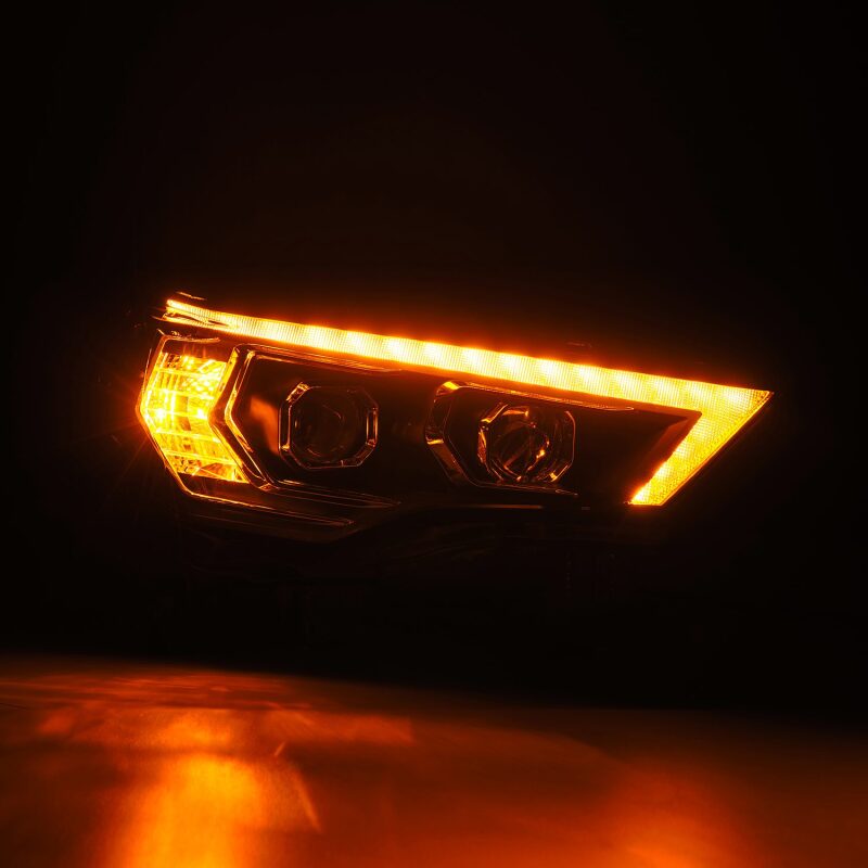 AlphaRex 880811 14-22 fits Toyota 4Runner LUXX-Series LED Proj Headlights Blk