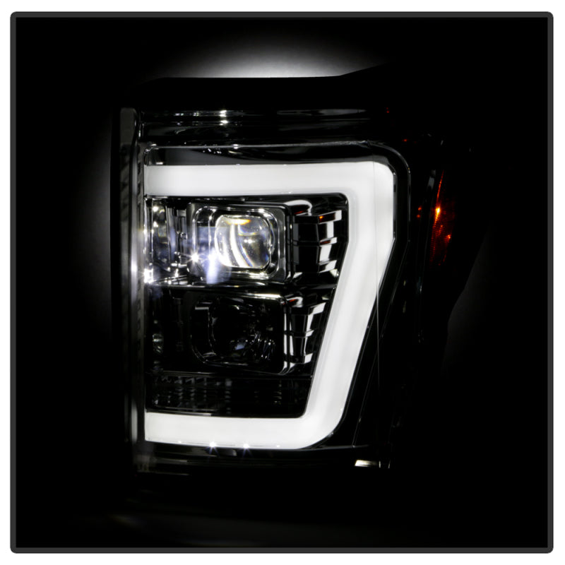 Spyder 5087881 fits Ford 11-16 F250/350/450 V2 High-Power LED Headlights-White