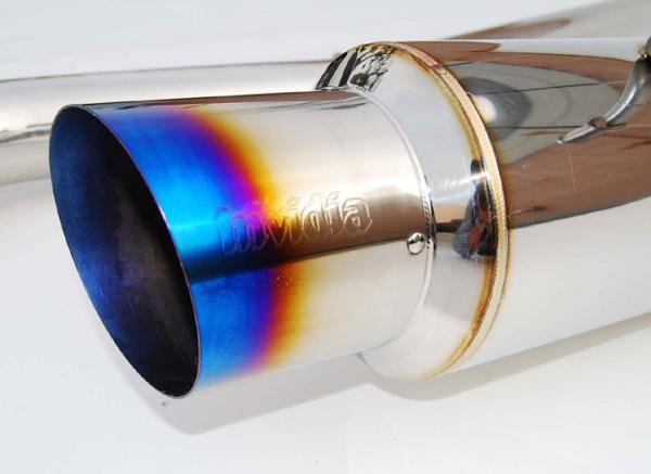Invidia HS02SW1GRT 02-07 WRX/STi 76mm N1 RACING Titanium Tip Cat-back Exhaust