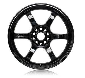 Gram Lights WGIV37RGX 57DR 18x8.5 +37 5-108 Glossy Black Wheel