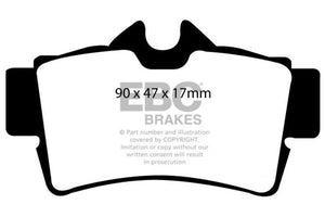EBC UD627 94-98 fits Ford Mustang 3.8 Ultimax2 Rear Brake Pads