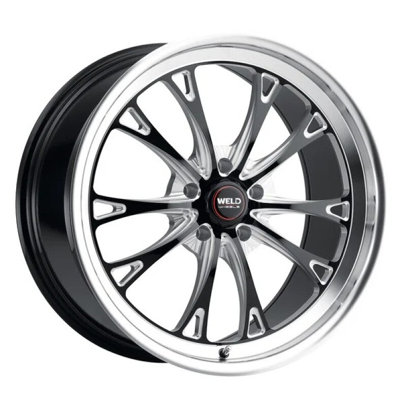 Weld S1570C071N33 S157 20X5 Belmont Drag 5X115 ET-33 BS1.5 Gloss Black MIL Di