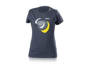 Akrapovic 801764 Lifestyle T-shirt Mesh Womens Blue-Grey - Small