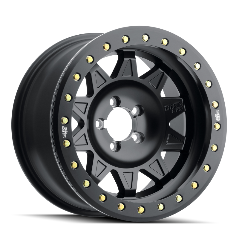 Dirty Life 9302-5799MB 9302 Roadkill 15x7 / BLANK BP / 13mm Offset / 79.4mm Hub Matte Black Wheel